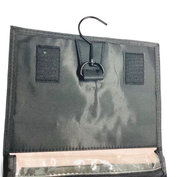 Travel Roll Up Cosmetics Bag with Removable Clear Pouches Hanger - Picture 6 of 6